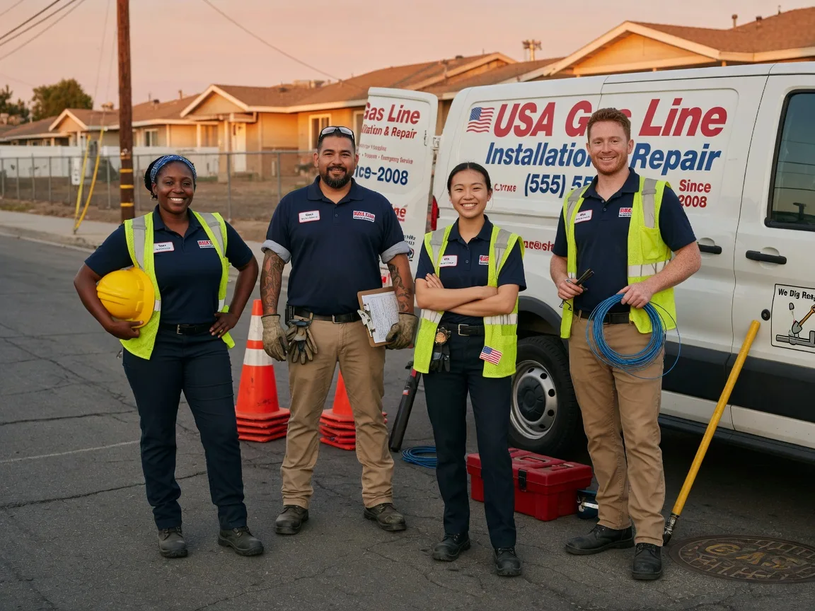 Gas Line Installation company in Elberfeld, IN